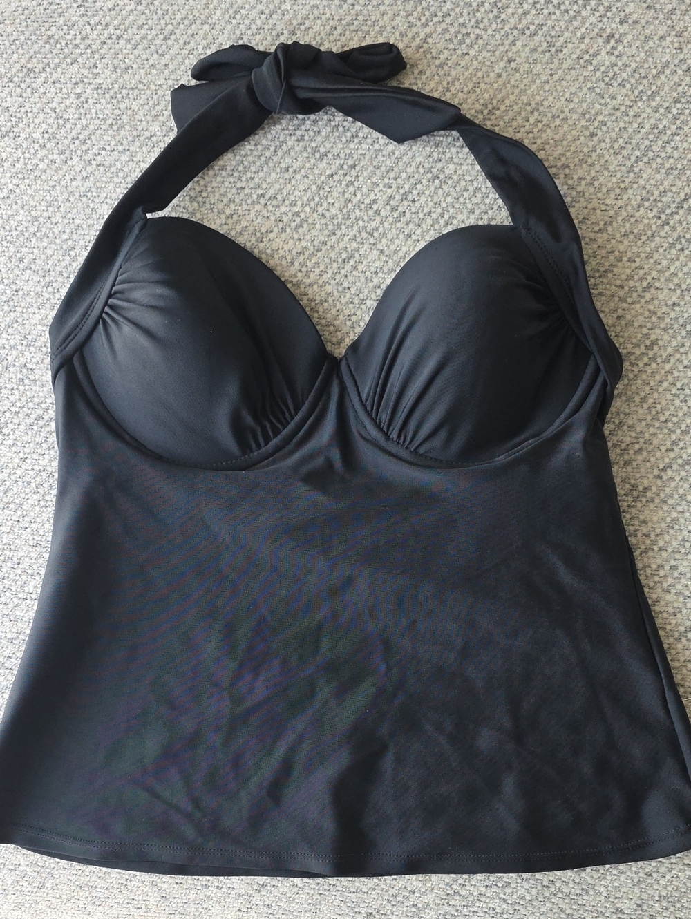 Merona Black Halter Swim Top